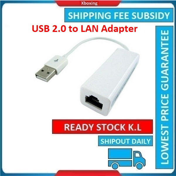 USB 2 0 To RJ45 LAN Network Ethernet Adapter Converter Shopee Malaysia