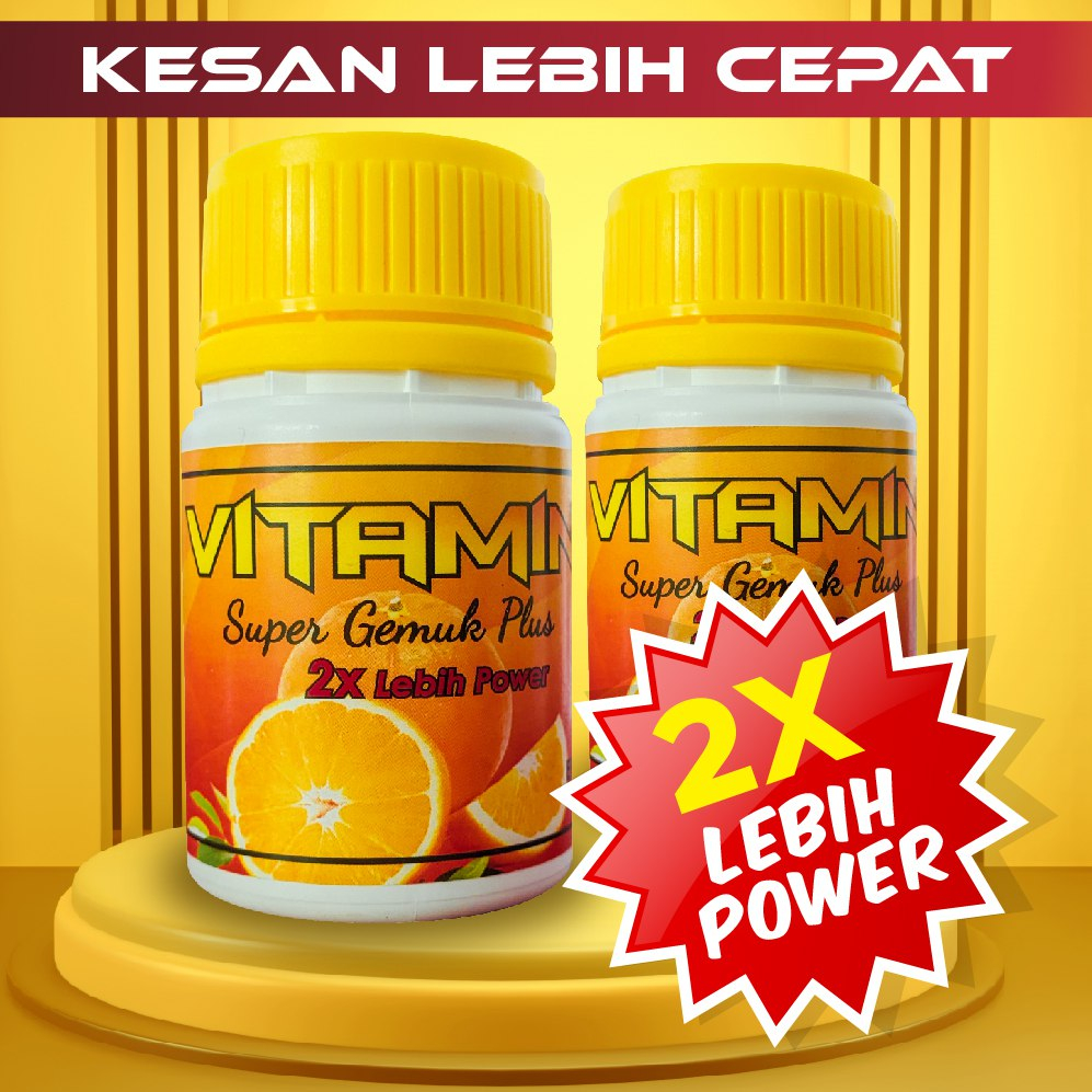 Vitamin Super Gemuk Plus Vitamin Tambah Berat Badan Shopee Malaysia