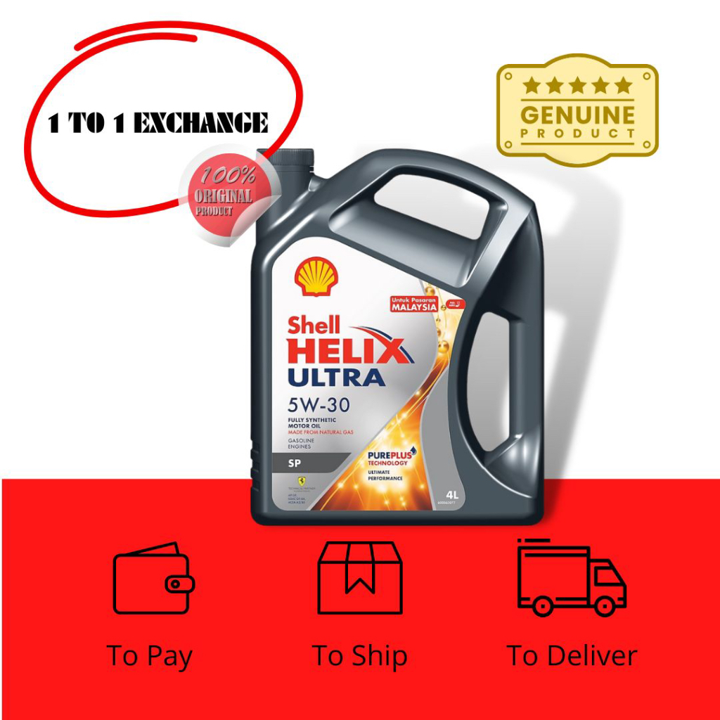 Shell Helix Ultra 5W30 Fully Synthetic Engine Oil Pasaran Malaysia