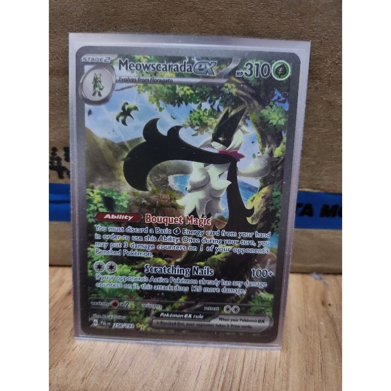 PTCG SV02 Paldea Evolved Meowscarada Ex Special Illustration Rare 256