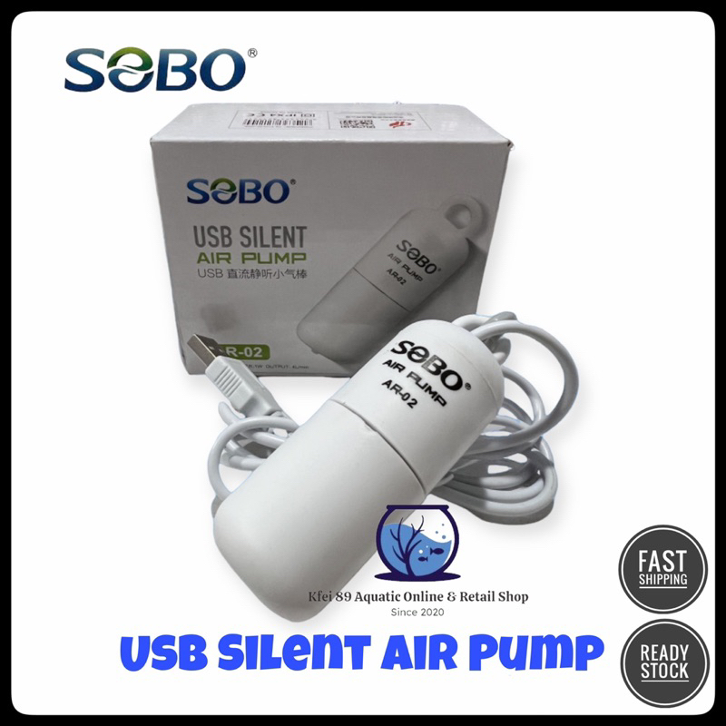 Kfei Sobo Ar Silent Usb Air Pump Aquarium Fish Tank Oxygen Air