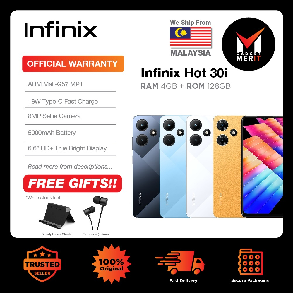 Infinix Hot 30i Smartphone 6 56 IPS LCD Display Unisoc T606