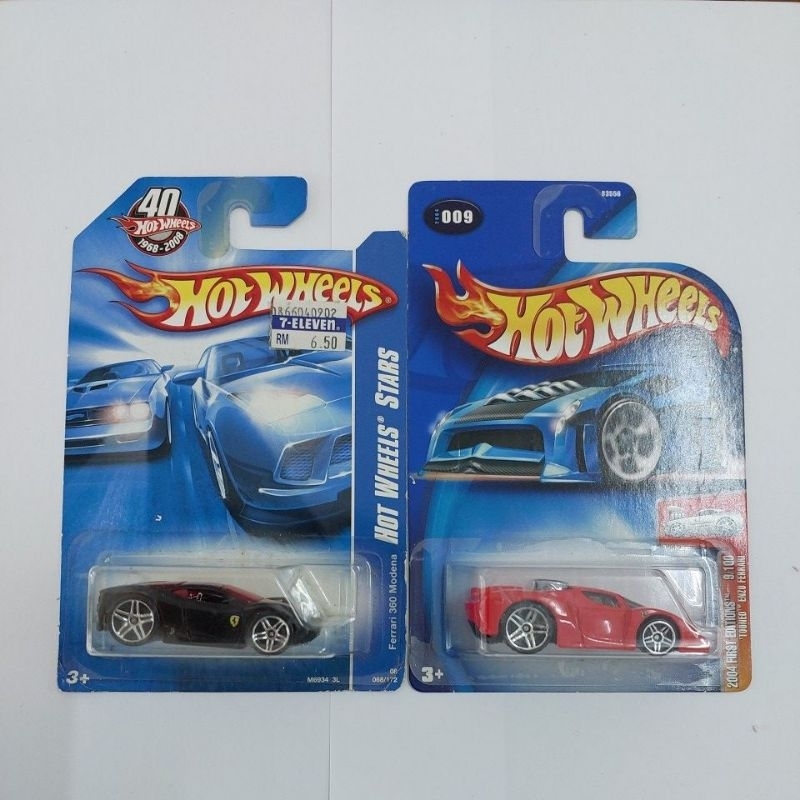 Hotwheels Ferrari Tooned Enzo Ferrari Modena Shopee Malaysia