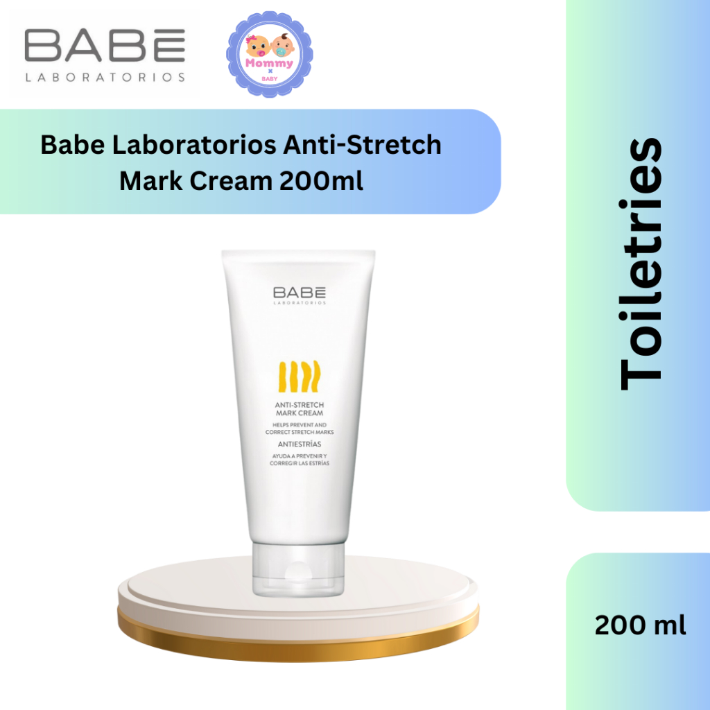 Babe Laboratorios Anti Stretch Mark Cream 200ml Shopee Malaysia