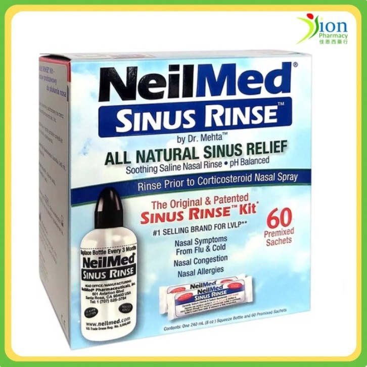 Neilmed Sinus Rinse Starter Kit Includes Premixed Sachets S Shopee