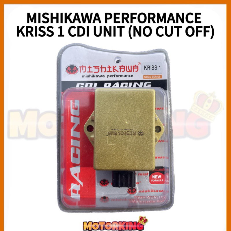 MISHIKAWA PERFORMANCE RACING CDI UNIT MODENAS KRISS 1 NO CUT OFF PLUG N