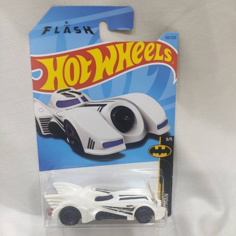 Hot Wheels Batmobile White The Flash BATMAN Shopee Malaysia