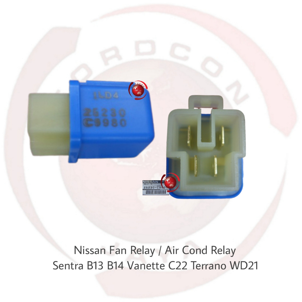 Nissan Fan Relay Air Cond Relay Blue 4pin Sentra B13 B14 Vanette C22