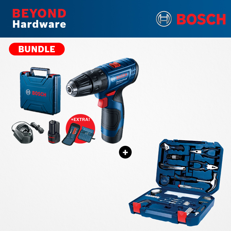 Bosch Bundle Gsb Li Gen Professional Cordless Impact Drill Kit