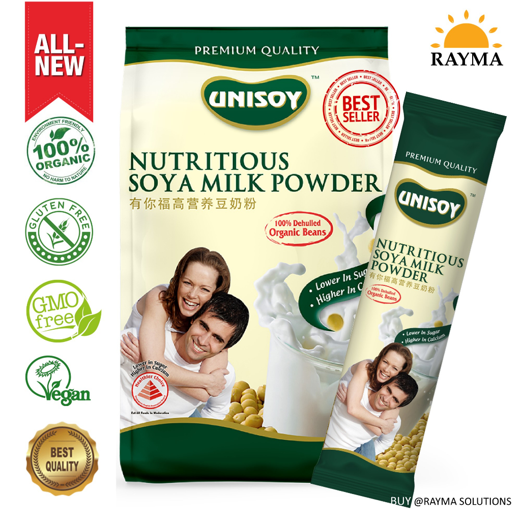 Unisoy Premium Quality Organic Nutritious Soy Milk Powder Low Sugar