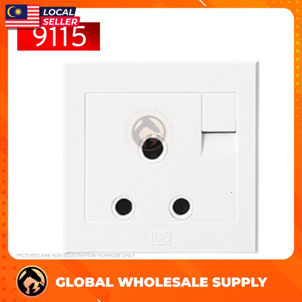 SIRIM 𝗨𝗠𝗦 𝟵 𝗦𝗘𝗥𝗜𝗘𝗦 Switch Socket Extension Outlet Plug Switches Power