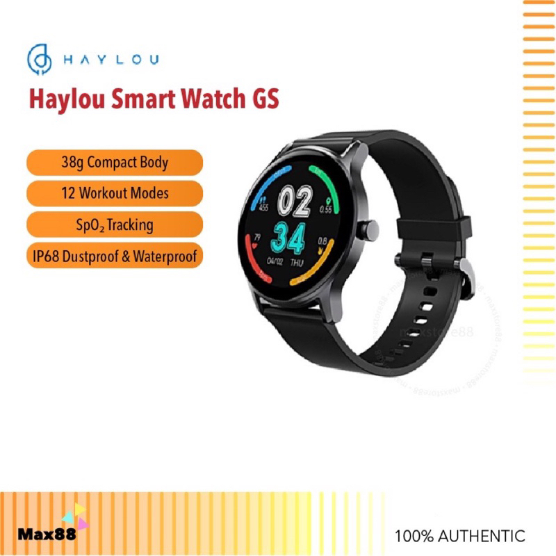 Haylou Gs Smart Watch Tft Display D Curved Glass Spo