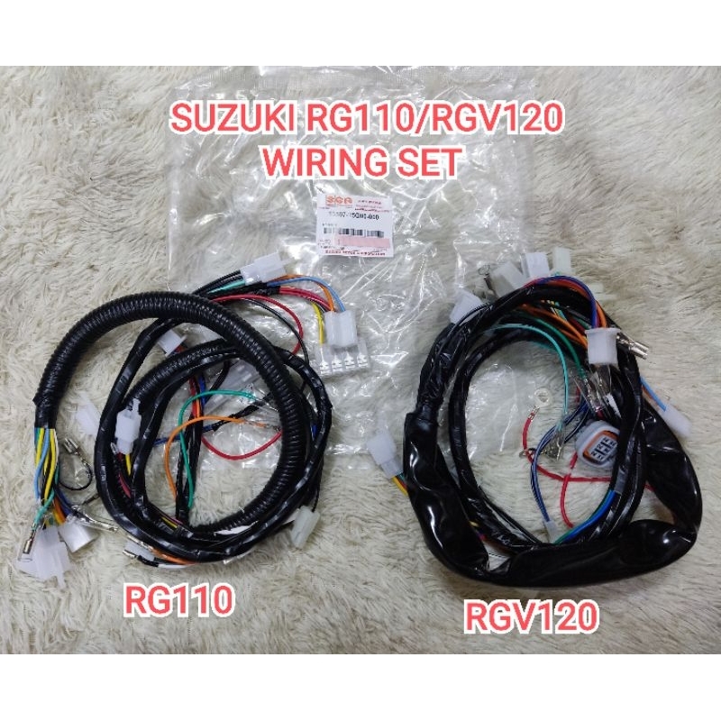 SUZUKI RG110 RGV120 Wiring Harness Wayaring Wayering Wyre Wire Set RG