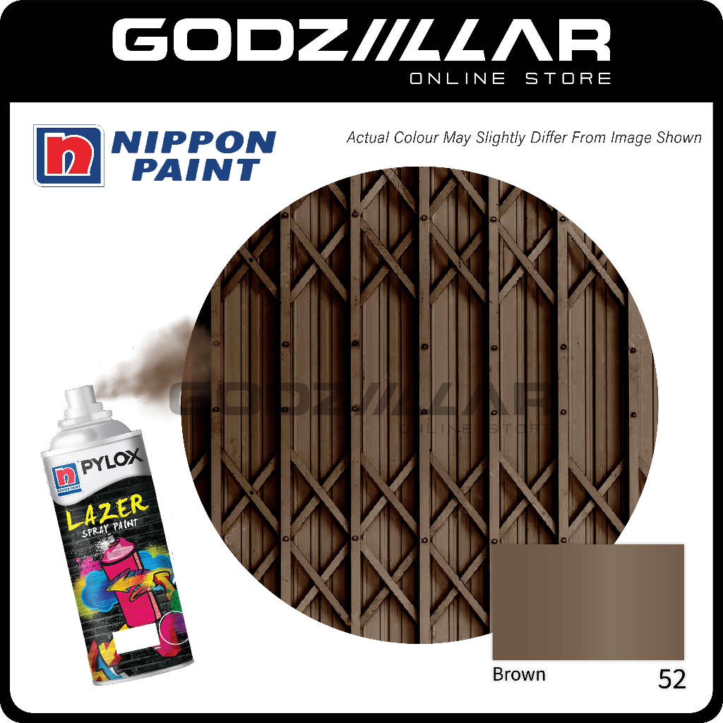 Nippon Pylox Lazer Spray Paint Multipurpose Spray Colour For Wood Metal