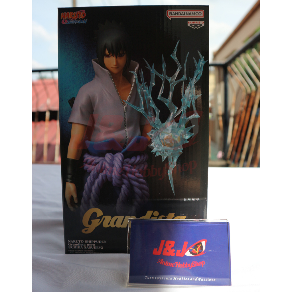 Banpresto Naruto Shippuden Grandista Nero Uchiha Sasuke Shopee Malaysia