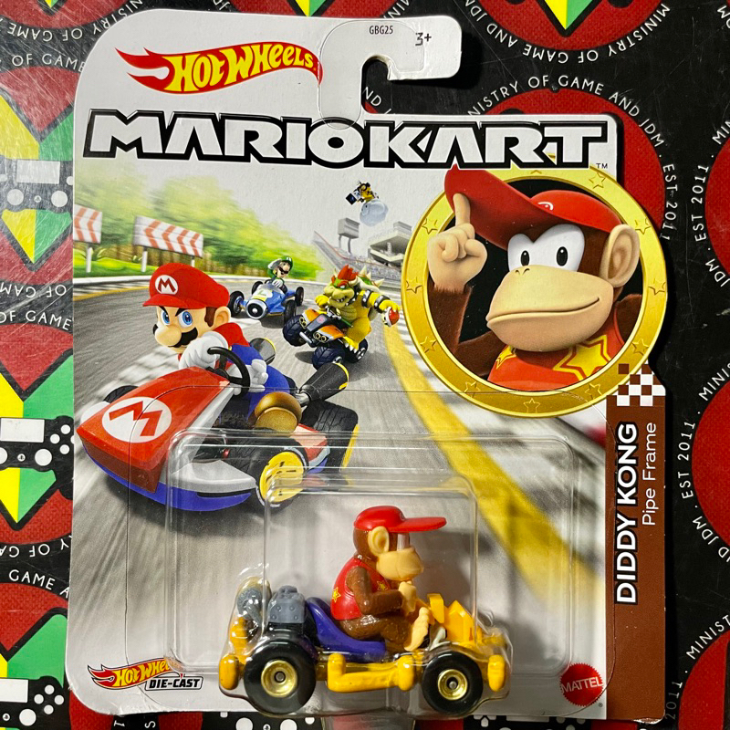 ORIGINAL Hot Wheels Mario Kart Diddy Kong Pipe Frame Shopee Malaysia