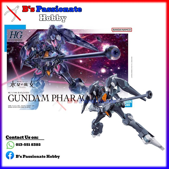 Bandai HG Gundam Pharact Ready Stock Mobile Suit Gundam The Witch