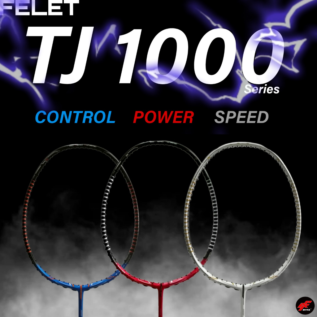 Felet TJ 1000 Series Power Speed Control Badminton Racket Free