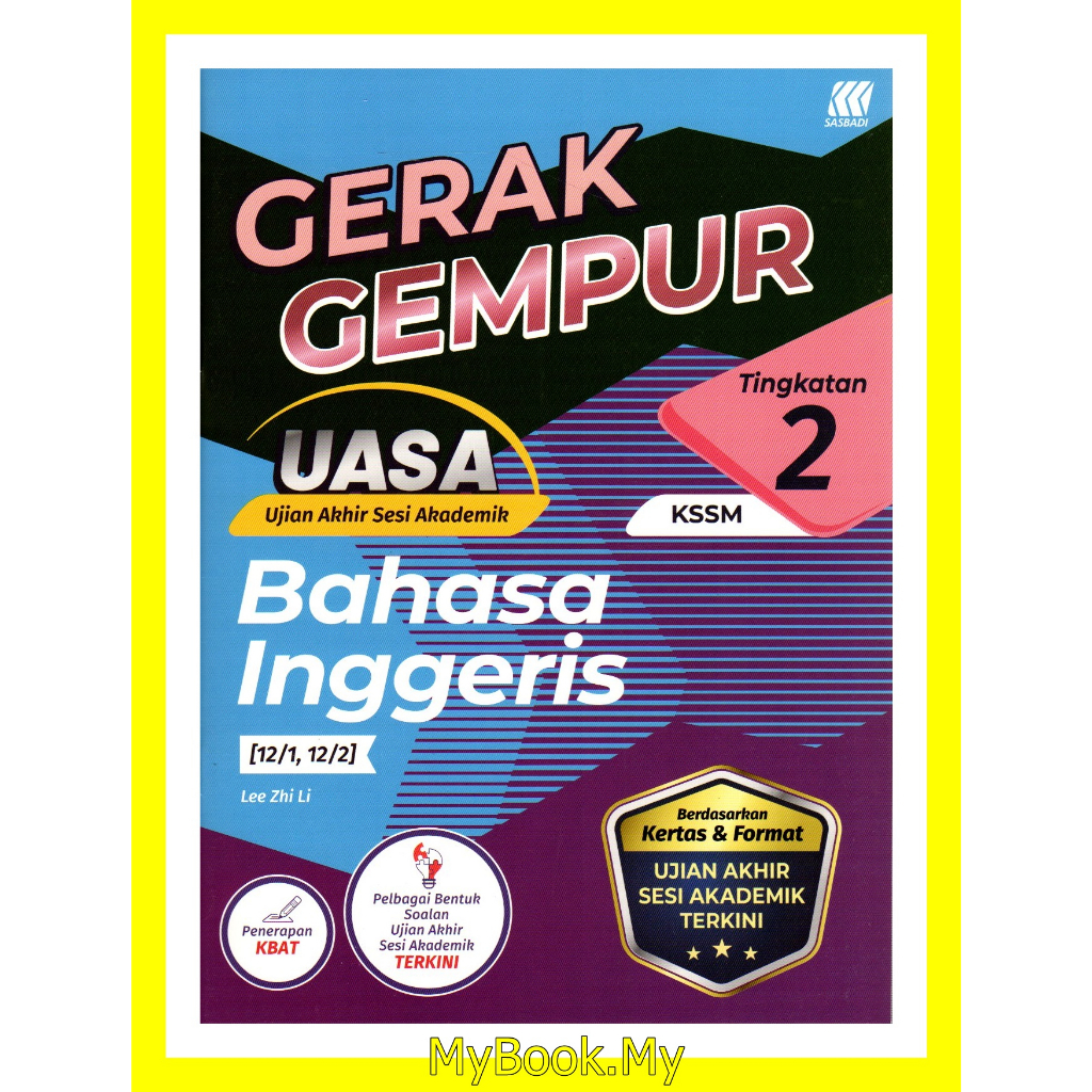 BARU MyB Buku Latihan Gerak Gempur UASA Tingkatan 2 Bahasa