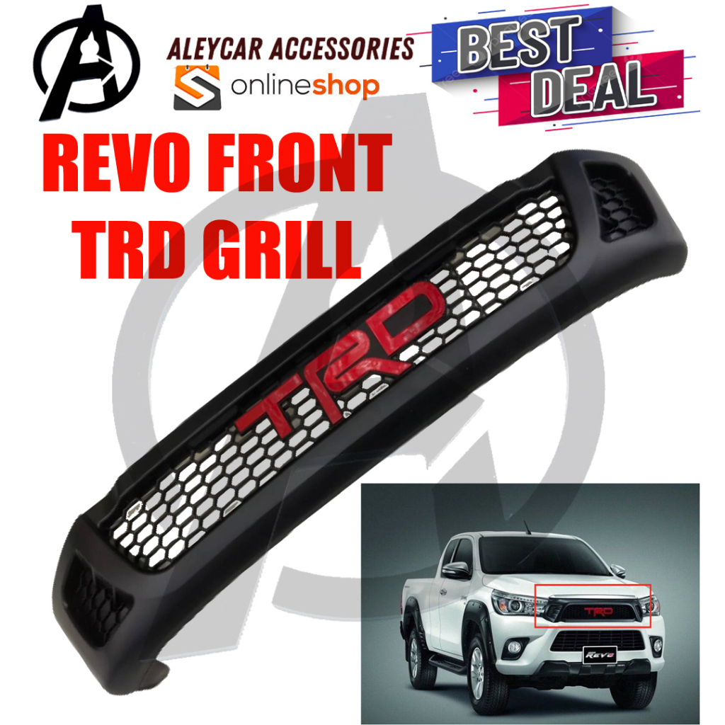 Toyota Hilux Revo Trd Logo Car Front Body Bumper Grill Honey Combo