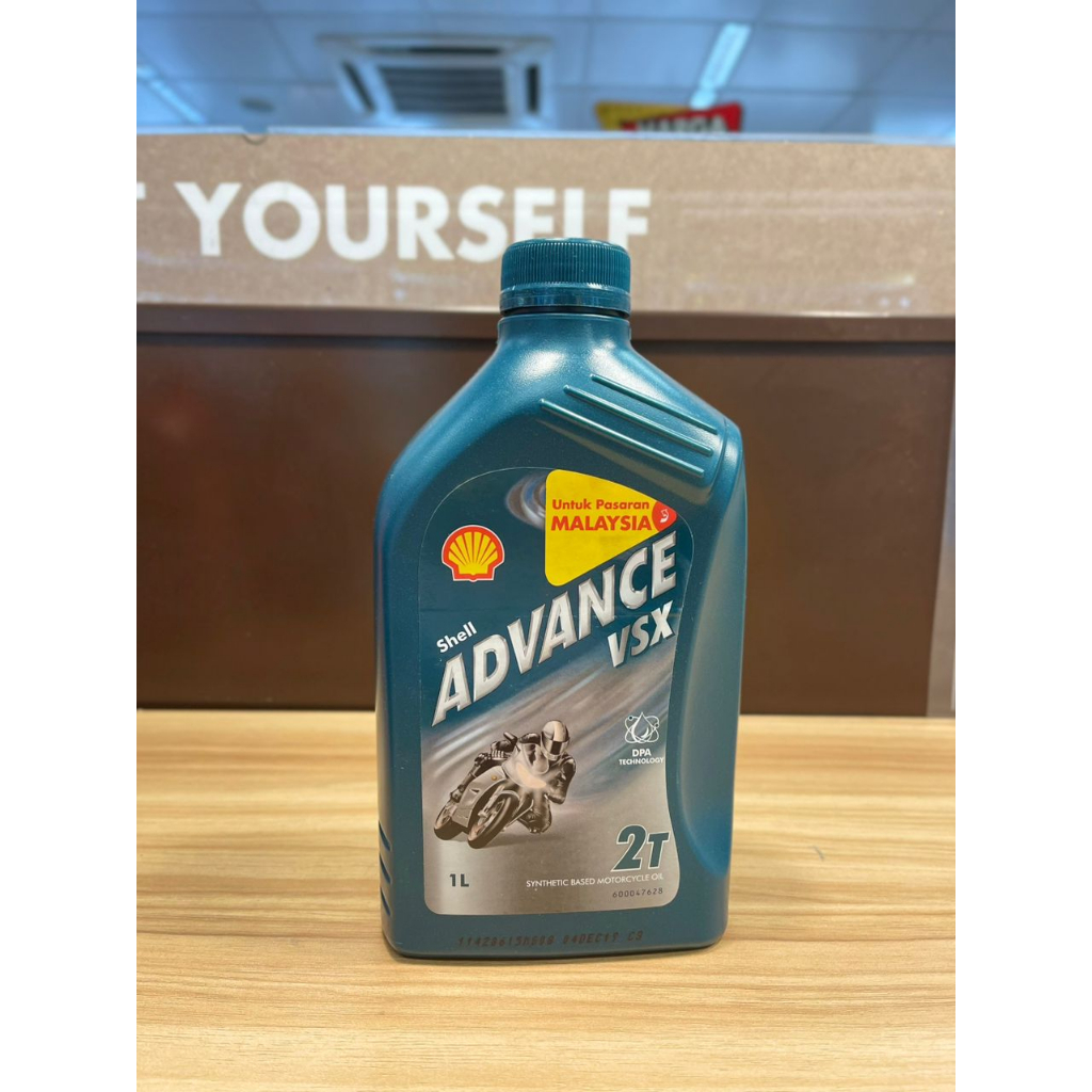 SHELL ADVANCE VSX 2T 1L 100 ORIGINAL LUBRICANT OIL FROM PETROL