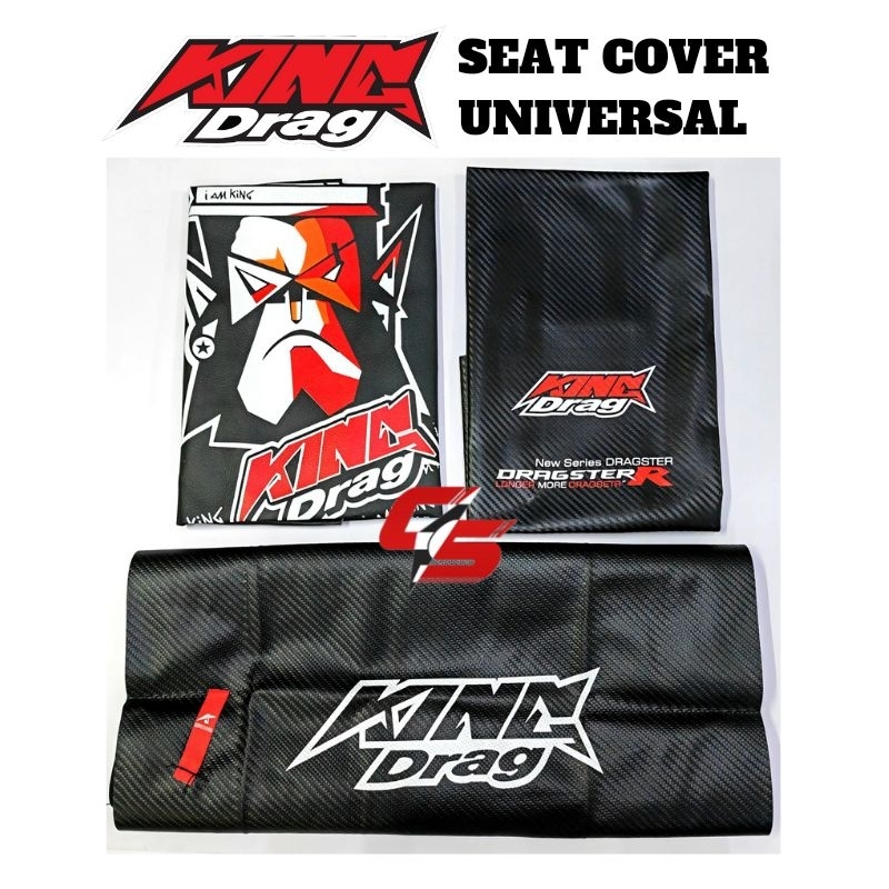 Kingdrag King Drag Seat Cover Seat CARBON HIGH QUALITY UNIVERSAL LC135