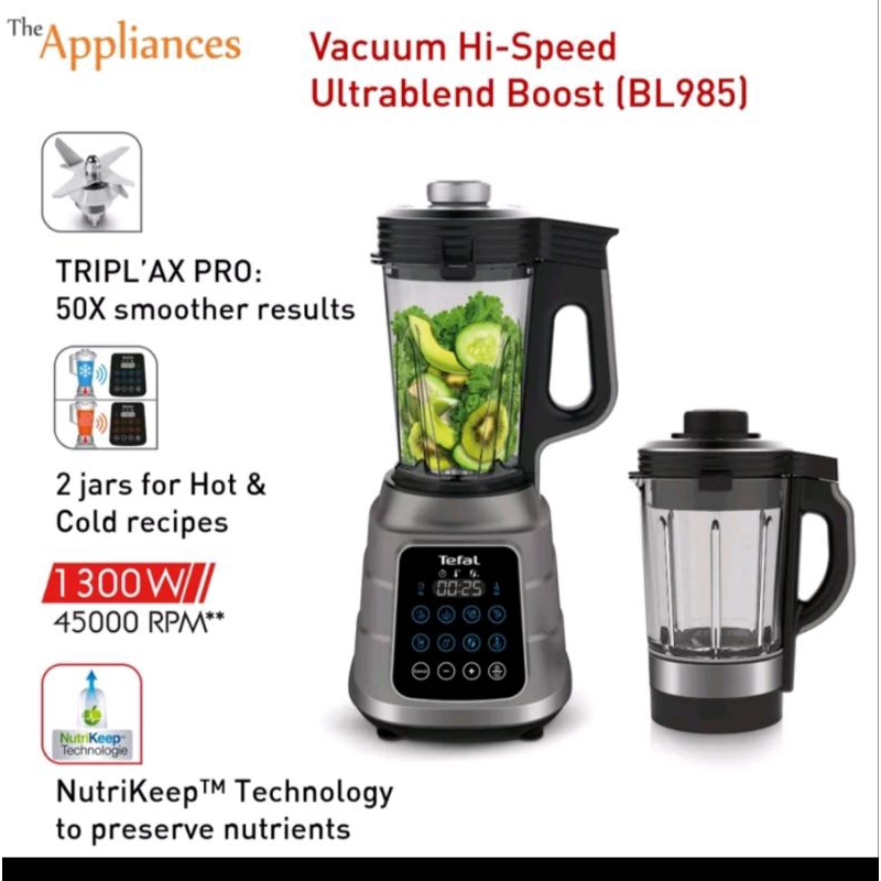 Tefal Perfect Mix Cook Heating High Speed Blender Auto Program