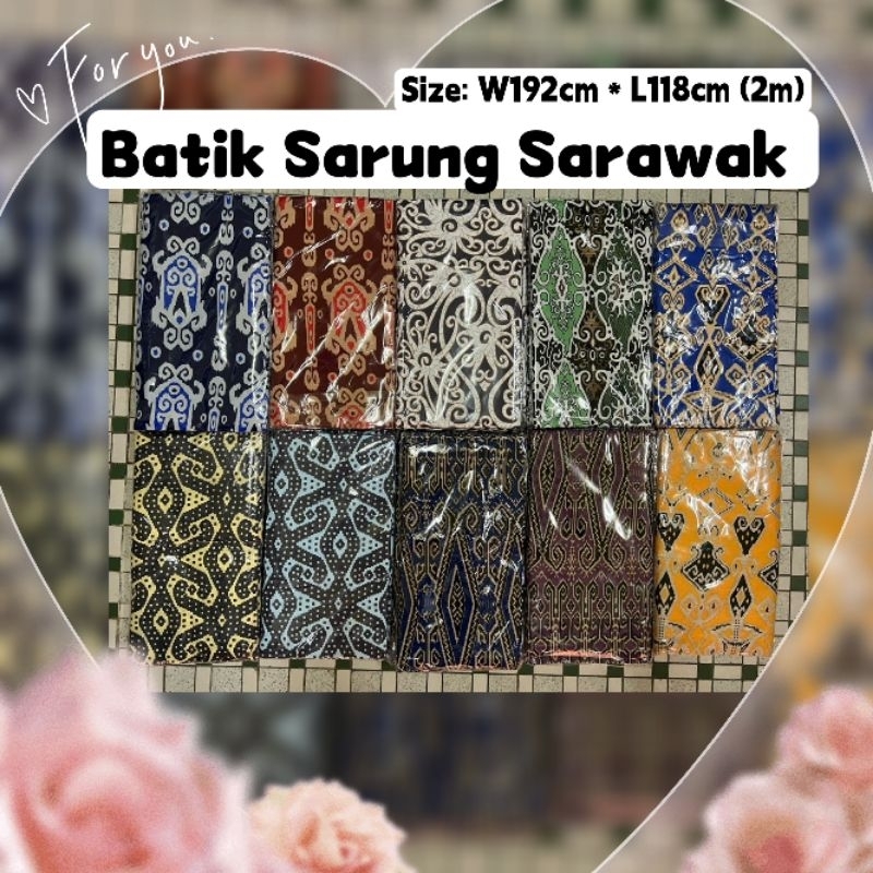 Batik Malaysia Batik Sarawak Perempuan Kain Batik Sarung Kain Batik