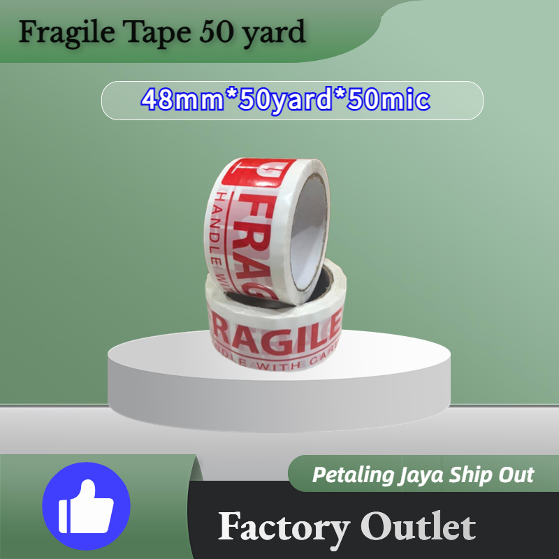 Malaysia Ready Stockfragile Tape Opp Tape Unit Mm Yard Mic