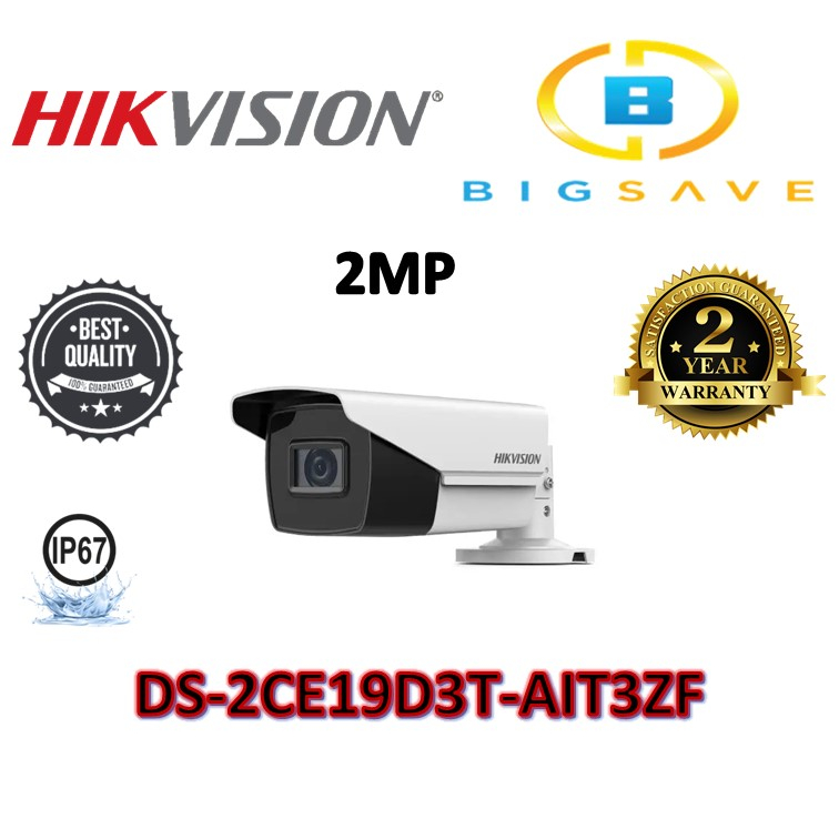 Hikvision Mp Ds Ce D T Ait Zf Ultra Low Light Motorized Varifocal