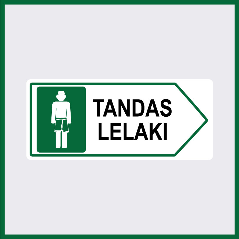 Tanda Akrilik Tanda Surau Surau Lelaki Surau Perempuan Tandas