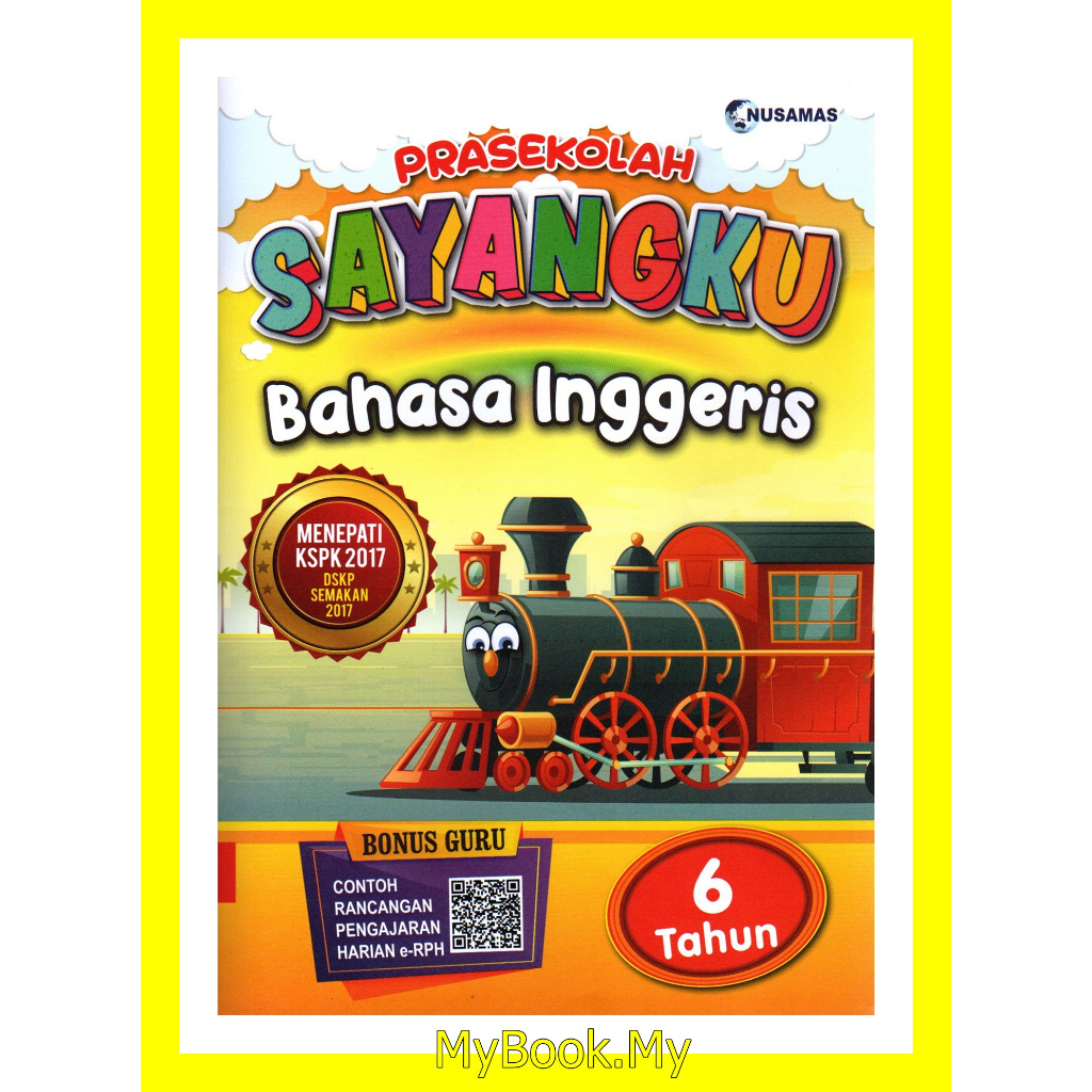 MyB Buku Latihan Sayangku Prasekolah Aktiviti Bahasa Inggeris 6