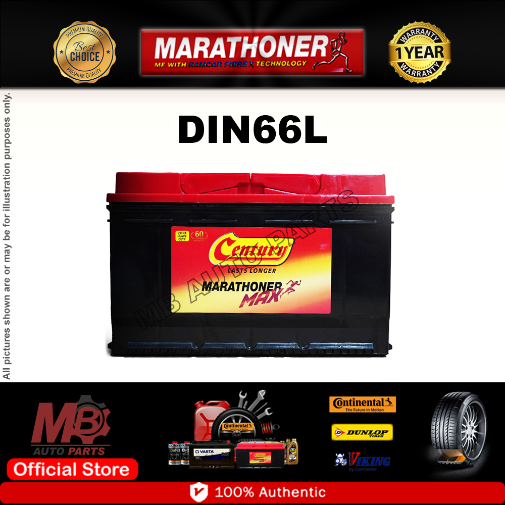 Century Din L Marathoner Max Heavy Duty Mf Battery Car Battery