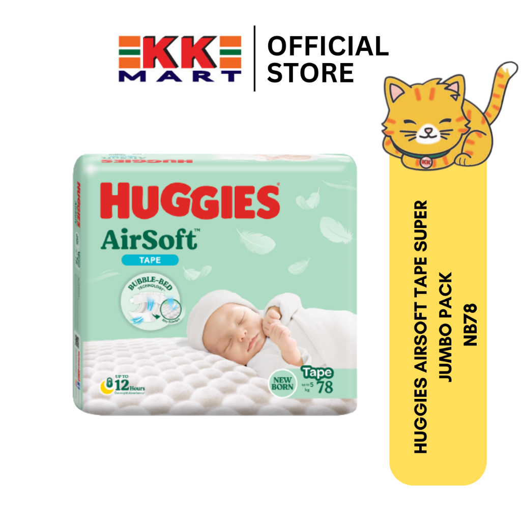 Huggies AirSoft Tape Super Jumbo Pack Shopee Malaysia