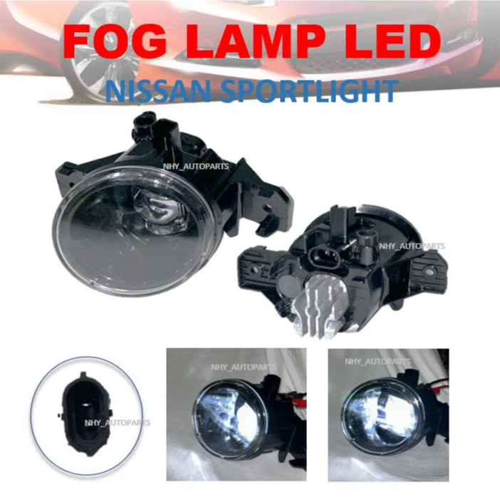 Nissan Led Fog Lamp Frontier Almera Livina Sylphy X Trail Navara Teana