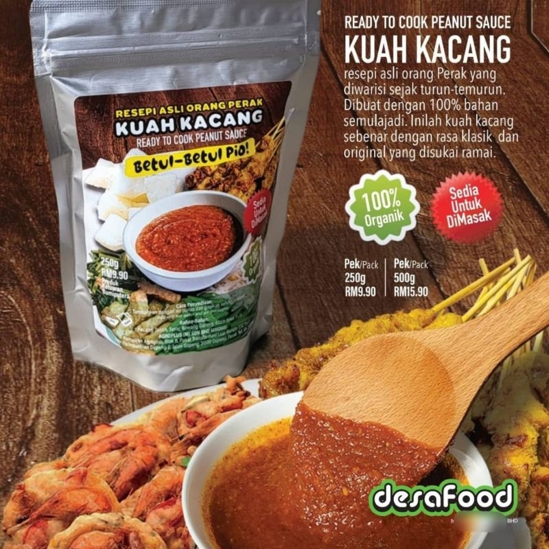 Kuah Kacang Segera Resepi Asli Perak Shopee Malaysia