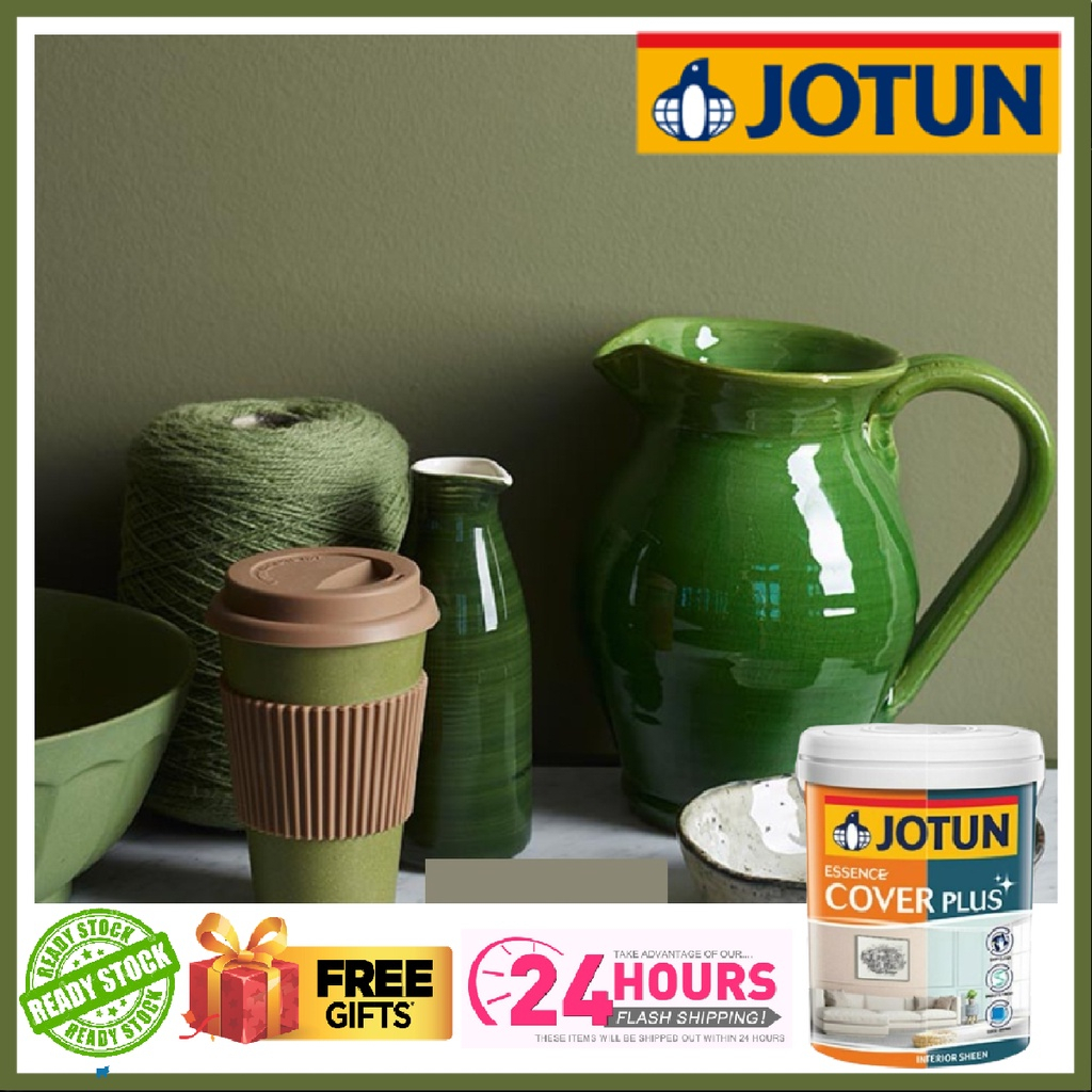 Jotun L Green Leaf Essence Cover Plus Sheen Matt Interior Wall