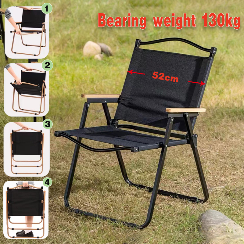 Camping Folding Kermit Chair Aluminum Alloy Support Feet Sturdy Light