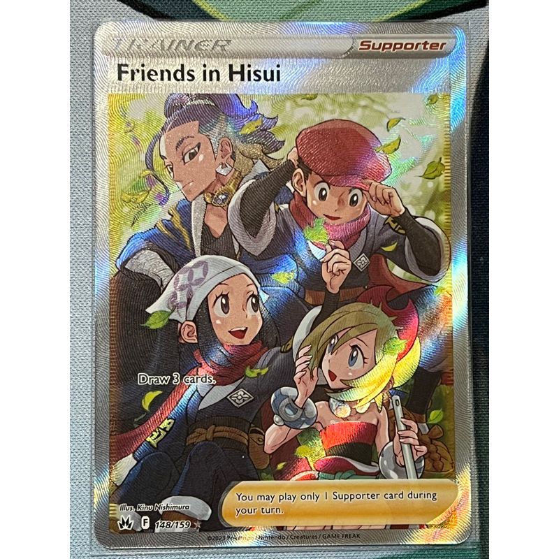 Pokemon TCG Friends In Hisui 148 159 Full Art Ultra Rare Crown