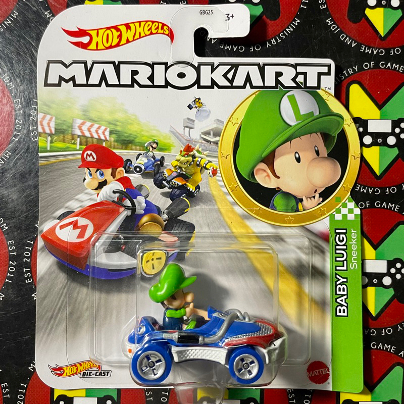 ORIGINAL Hot Wheels Mario Kart Baby Luigi Sneeker Shopee Malaysia