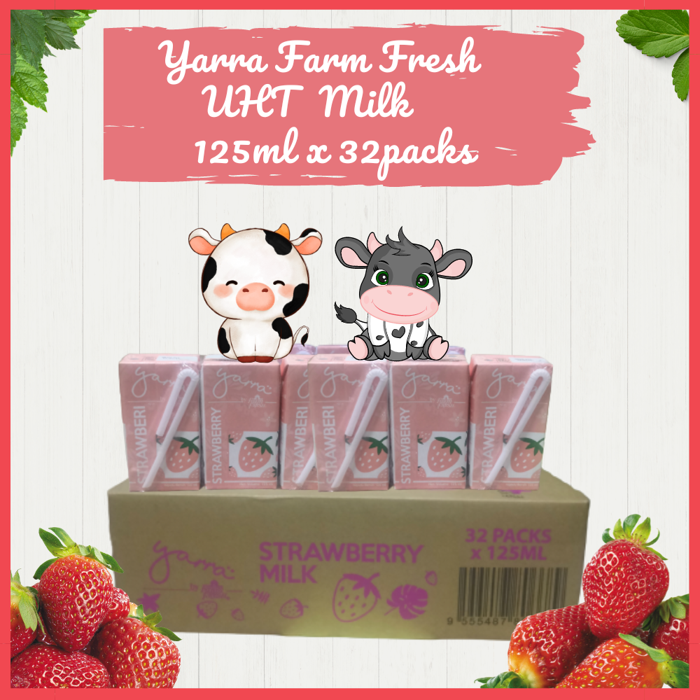 Farm Fresh UHT Milk Mini Pack 125ml X 32packs ONE Carton Susu Segar