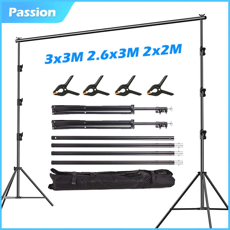 X M X M X M Backdrop Background Stand Kit Photo Shoot Studio Kaki