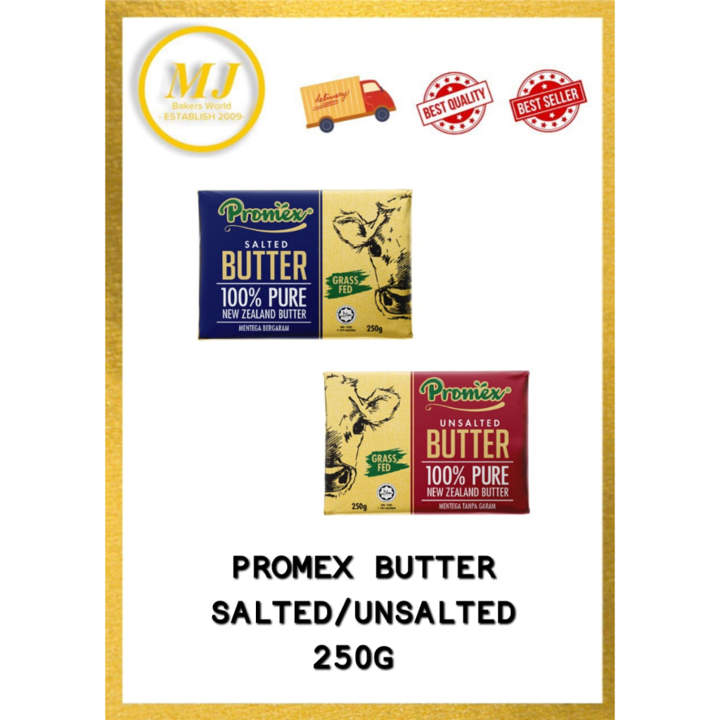 Promex Salted Unsalted Pure Butter G Shopee Malaysia