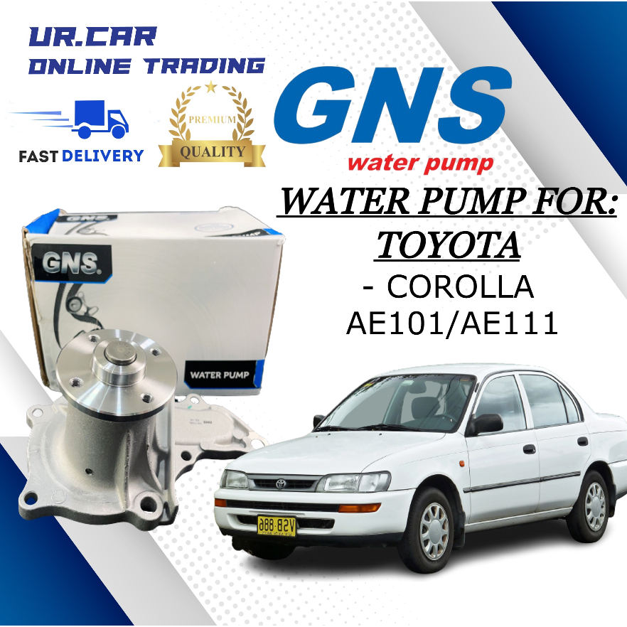 Gns Water Pump Toyota Corolla Ae Ae High Quality Ready