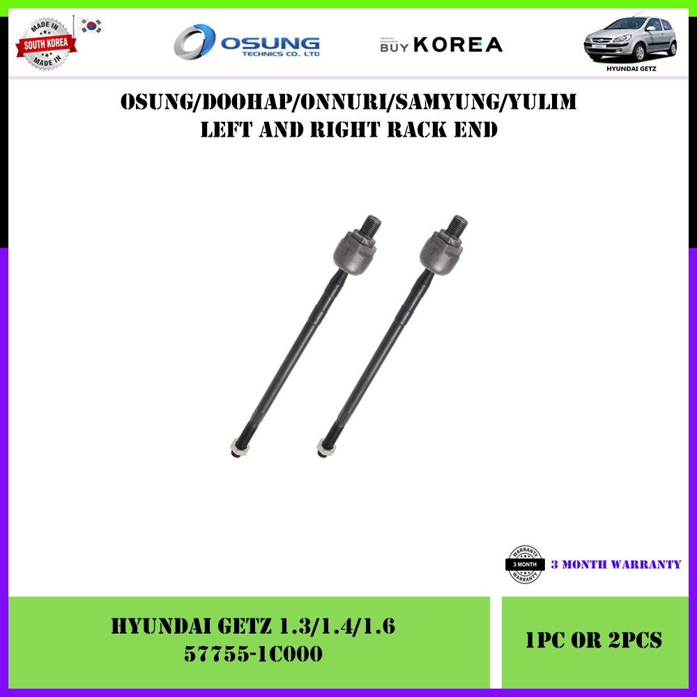 Hyundai Getz 1 3 1 4 1 6 Inner Rack End 57755 1C000 Shopee Malaysia