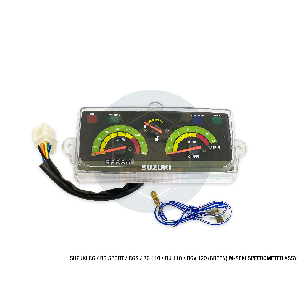 SUZUKI RG RG SPORT RGS RG 110 RU 110 RGV 120 GREEN M SEKI MSEKI METER