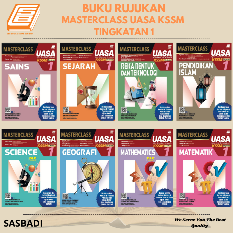 SBCB Buku Rujukan Masterclass UASA KSSM Tingkatan 1 Shopee Malaysia