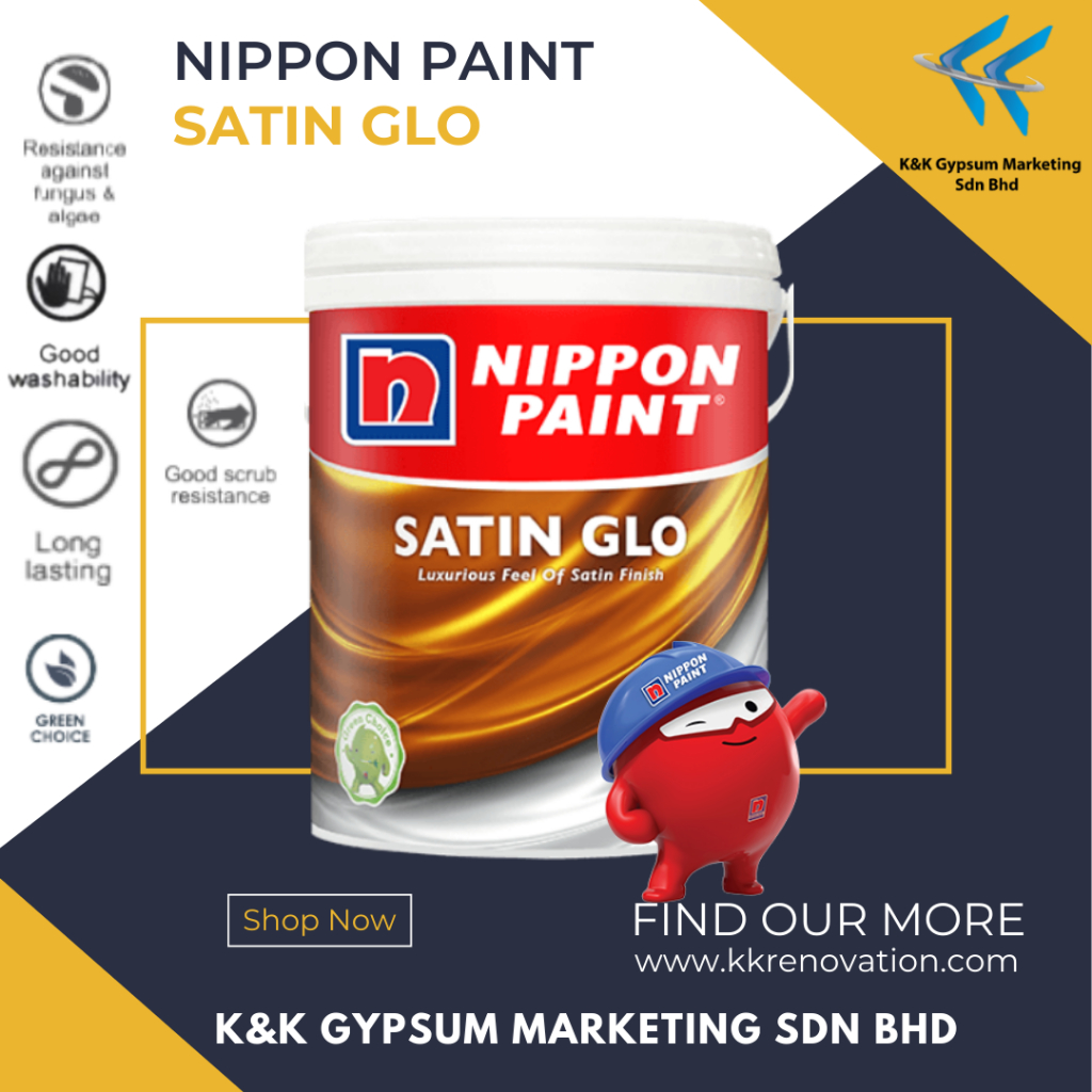 Satin Glo Nippon Paint Shopee Malaysia