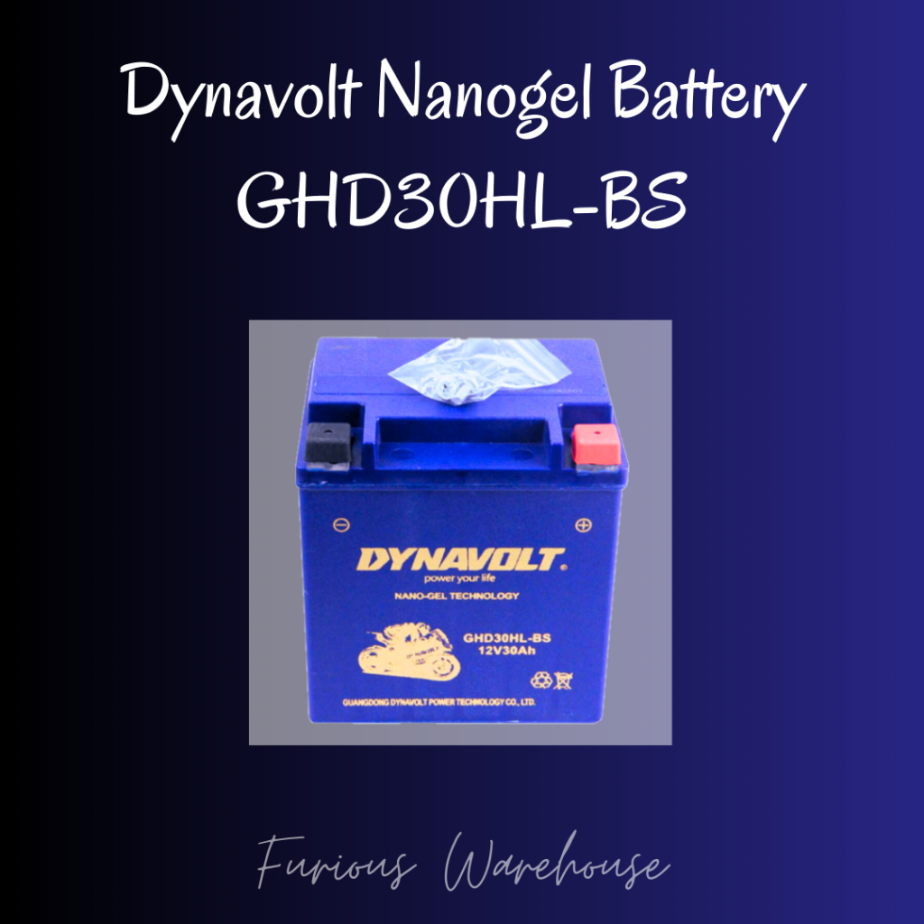 Harley Davidson Battery Dynavolt Gel Battery GHD30HL BS Battery 12 Volt