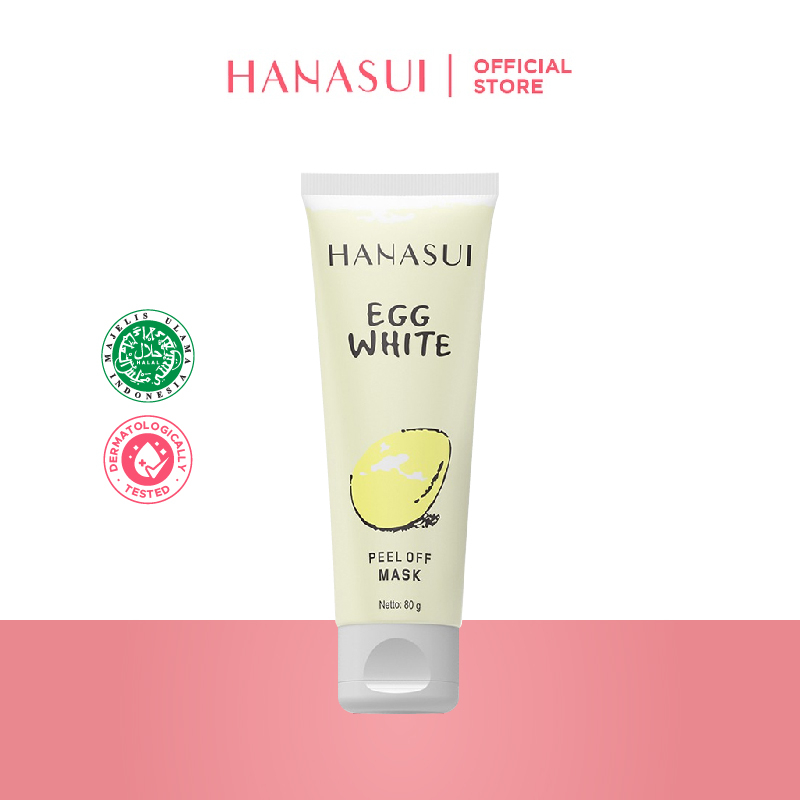 Hanasui Peel Off Mask Egg White 80g Shopee Malaysia